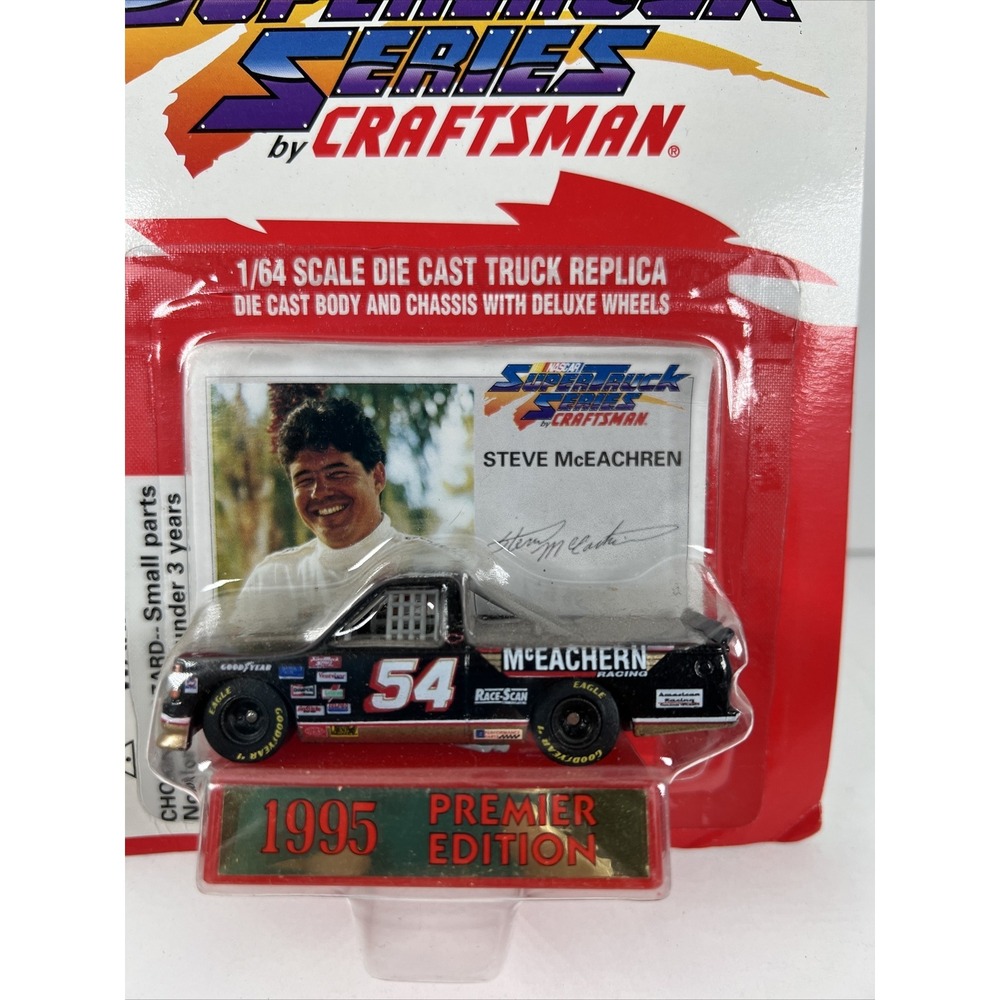 Nascar #54 Steve McEachren Super Truck Series by Craftsman 1995 Premier Ed. (1) - Picture 2 of 4